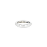 14k White Gold Band 0.55ctw MT Yogo Sapphire Women's Ring