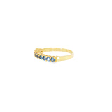 14k Yellow Gold 0.55ctw MT Yogo Sapphire Women's Ring