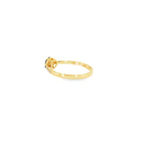14k Yellow Gold Nature Inspired 0.28ctw MT Yogo Sapphire Women's Ring