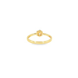 14k Yellow Gold Nature Inspired 0.28ctw MT Yogo Sapphire Women's Ring