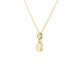 14k Yellow Gold 0.469 ctw Diamond Drop Pendant
