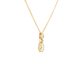 14k Yellow Gold 0.469 ctw Diamond Drop Pendant