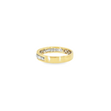 14k Yellow Gold 0.52 ctw Geometric Women's Diamond Ring