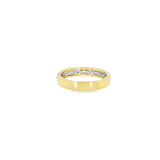 14k Yellow Gold 0.52 ctw Geometric Women's Diamond Ring