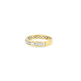 14k Yellow Gold 0.52 ctw Geometric Women's Diamond Ring
