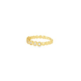 14k Yellow Gold 0.23 ctw Bezel Women's Diamond Ring