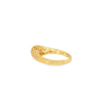 14k Yellow Gold 0.34ctw Montana Sapphire Vintage Inspired Women's Ring