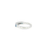 14k White Gold 0.70ctw MT Yogo Sapphire Women's Ring