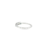 14k White Gold 5 Stone 0.26ctw MT Yogo Sapphire Women's Ring