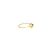 10k Yellow  Women's Black Hills Gold and Yogo Ring