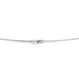 14k White Gold 16" 1.26mm Neck Wire
