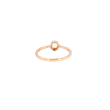 14k Rose Gold 0.32ctw Morganite Halo Women's Ring