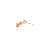 14k Rose Gold 0.76ctw Stud Morganite Earrings