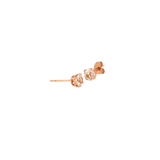 14k Rose Gold 0.76ctw Stud Morganite Earrings