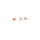 14k Rose Gold 0.76ctw Stud Morganite Earrings