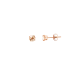 14k Rose Gold 0.76ctw Stud Morganite Earrings