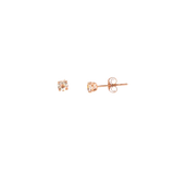 14k Rose Gold 0.36ctw Stud Morganite Earrings