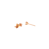 14k Rose Gold 0.36ctw Stud Morganite Earrings