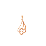 14k Rose Gold 0.41ctw Morganite Free Form Pendant