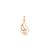 14k Rose Gold 0.41ctw Morganite Free Form Pendant