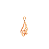 14k Rose Gold 0.41ctw Morganite Free Form Pendant