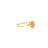 14k Yellow Gold 1.29ctw Citrine Geometric Women's Ring