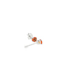 14k White Gold 0.36ctw Stud Citrines Earrings