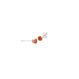 14k White Gold 0.36ctw Stud Citrines Earrings