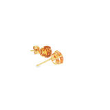 14k Yellow Gold 2.29ctw Stud Citrine Earrings