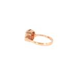 14k Rose Gold 0.39 ctw Geometric Diamond Engagement Ring