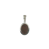 14k White Gold Opal Nature Inspired Pendant