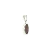14k White Gold Opal Nature Inspired Pendant