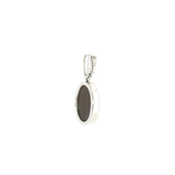 14k White Gold Opal Nature Inspired Pendant