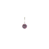 14k White Gold Alexandrite Solitaire Pendant