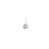 14k White Gold Alexandrite Solitaire Pendant