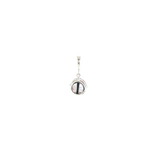 14k White Gold Alexandrite Solitaire Pendant