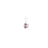 14k White Gold Alexandrite Solitaire Pendant