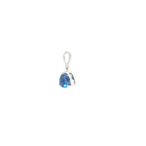 14k White Gold Tanzanite Solitaire Pendant
