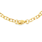 Gold Fill + 10k Yellow Figaro Women's Black Hills Gold Bracelet