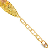 Gold Fill + 10k Yellow Figaro Women's Black Hills Gold Bracelet
