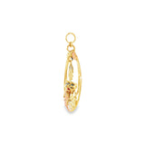 10k Yellow Circle Women's Black Hills Gold Necklace