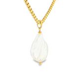 Gold Fill Baroque Pearl Drop Pendant