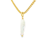 Gold Fill Baroque Pearl Drop Pendant
