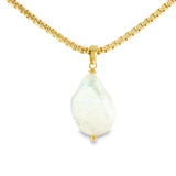 Gold Fill Baroque Pearl Drop Pendant