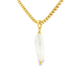 Gold Fill Baroque Pearl Drop Pendant