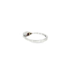 10k White Gold Alexandrite 3 Stone Women's Ring