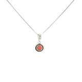 Sterling Silver 0.31 ctw Garnet Pendant