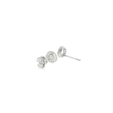 Sterling Silver 0.28 Opal Stud Earrings