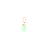 14k Yellow Gold Jade Drop Pendant