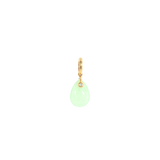 14k Yellow Gold Jade Drop Pendant